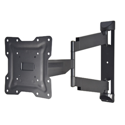 Heavy-duty low-profile full motion TV bracket for Curved TV & Flat Panel TV up to 43 inch